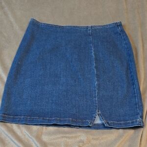 Wild Fable Blue Denim Mini Skirt